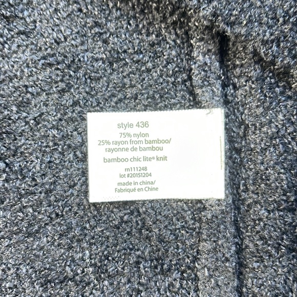 Barefoot Dreams Ombre Bamboo Calypso Cardigan Gray                      X31-24 - Picture 4 of 5